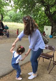 Dancing at the P&SVRR Grotto 2019